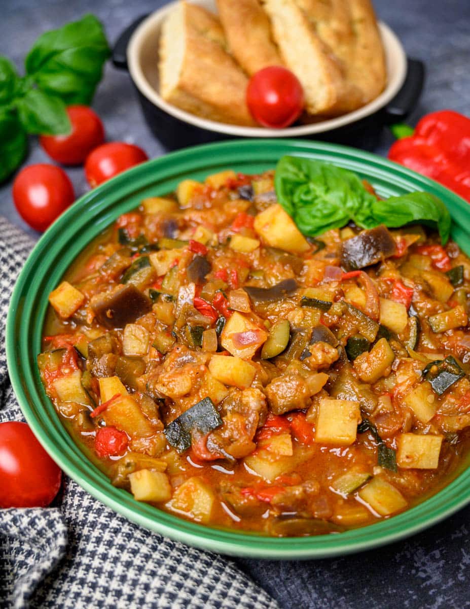 photo of a plate of an Italian stew