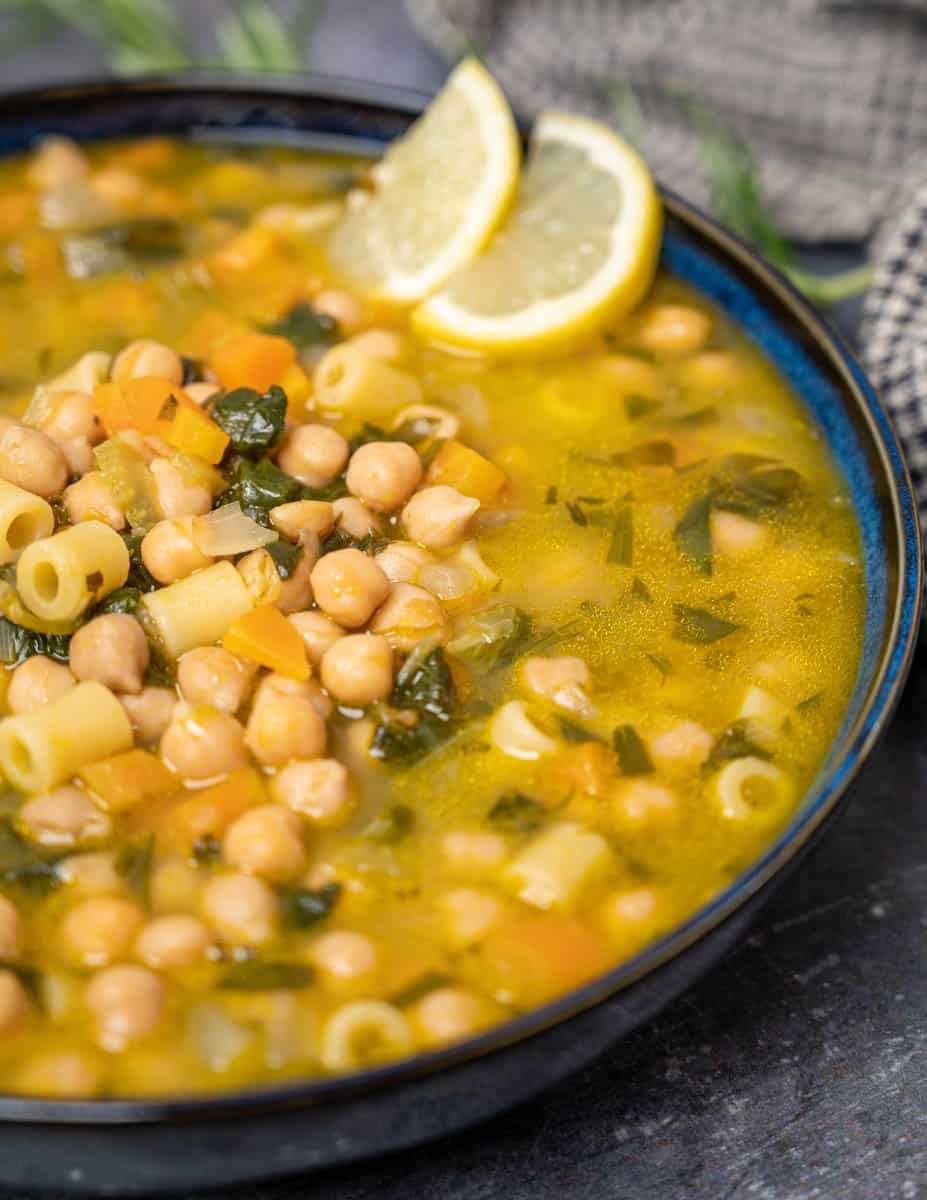 Chickpea and Spinach Soup - Recipe