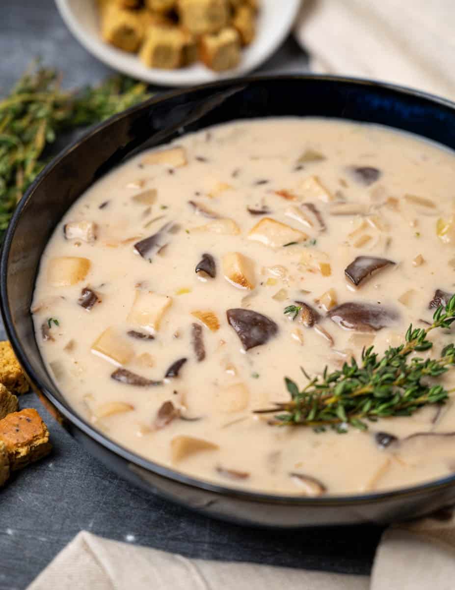 Wild Mushroom And Oyster Stew