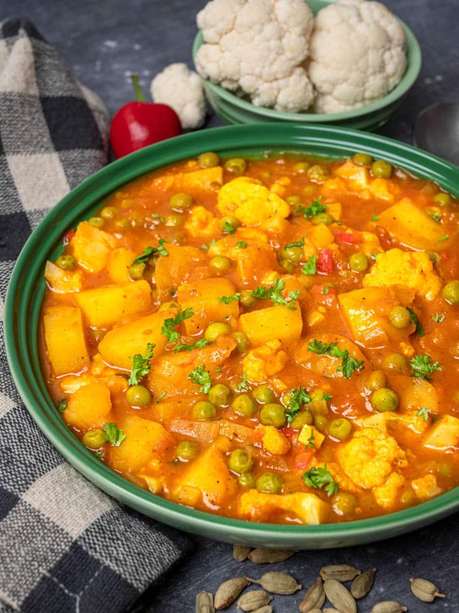 potato and cauliflower curry