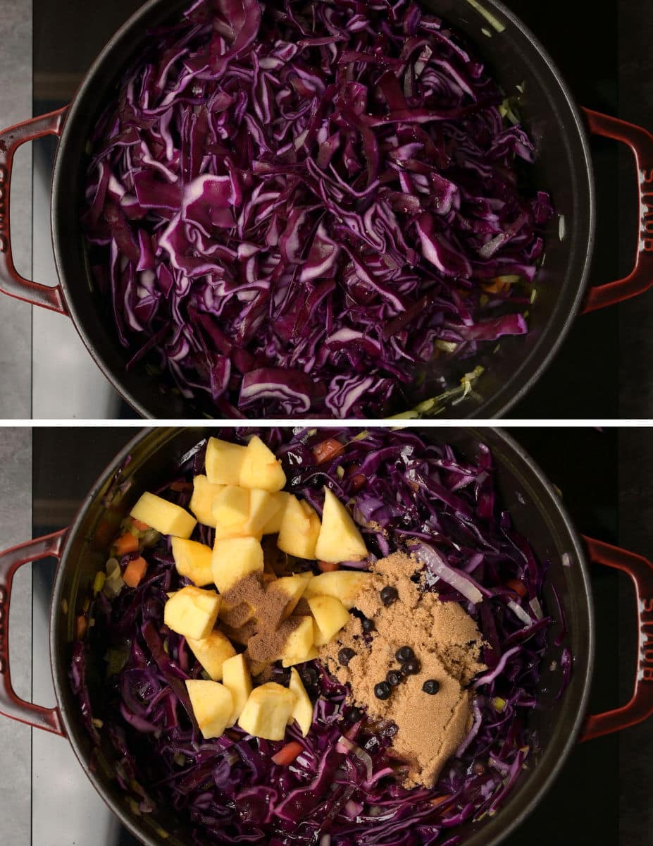 Red Cabbage Soup cooking steps