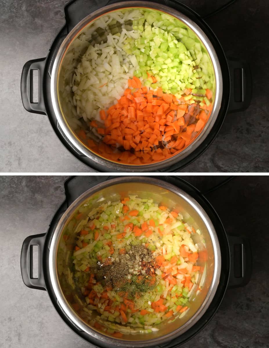 Vegan Instant Pot Pasta e Fagioli