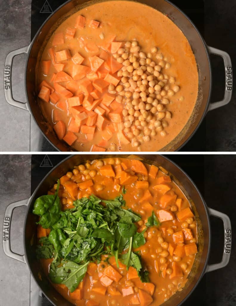 Sweet Potato and Chickpea Curry - Vegan Cocotte