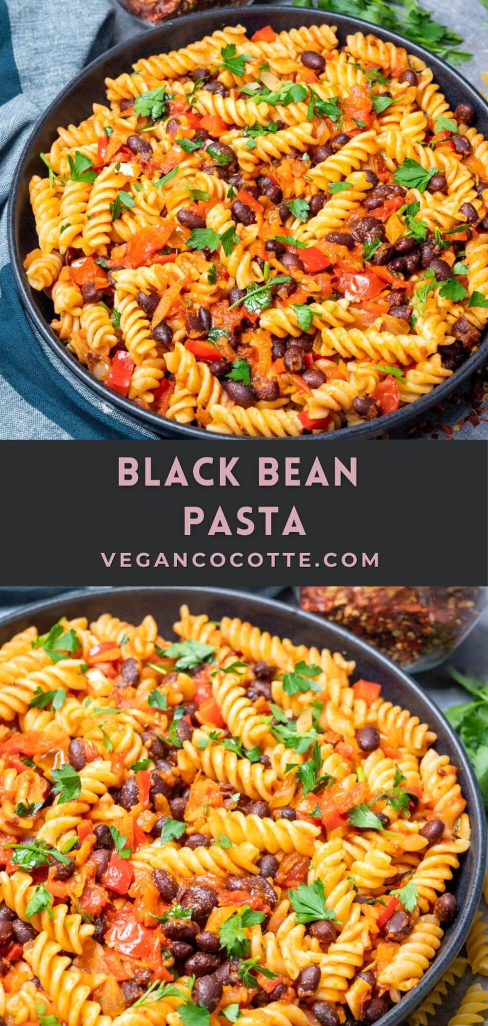 Black Bean Pasta - Vegan Cocotte