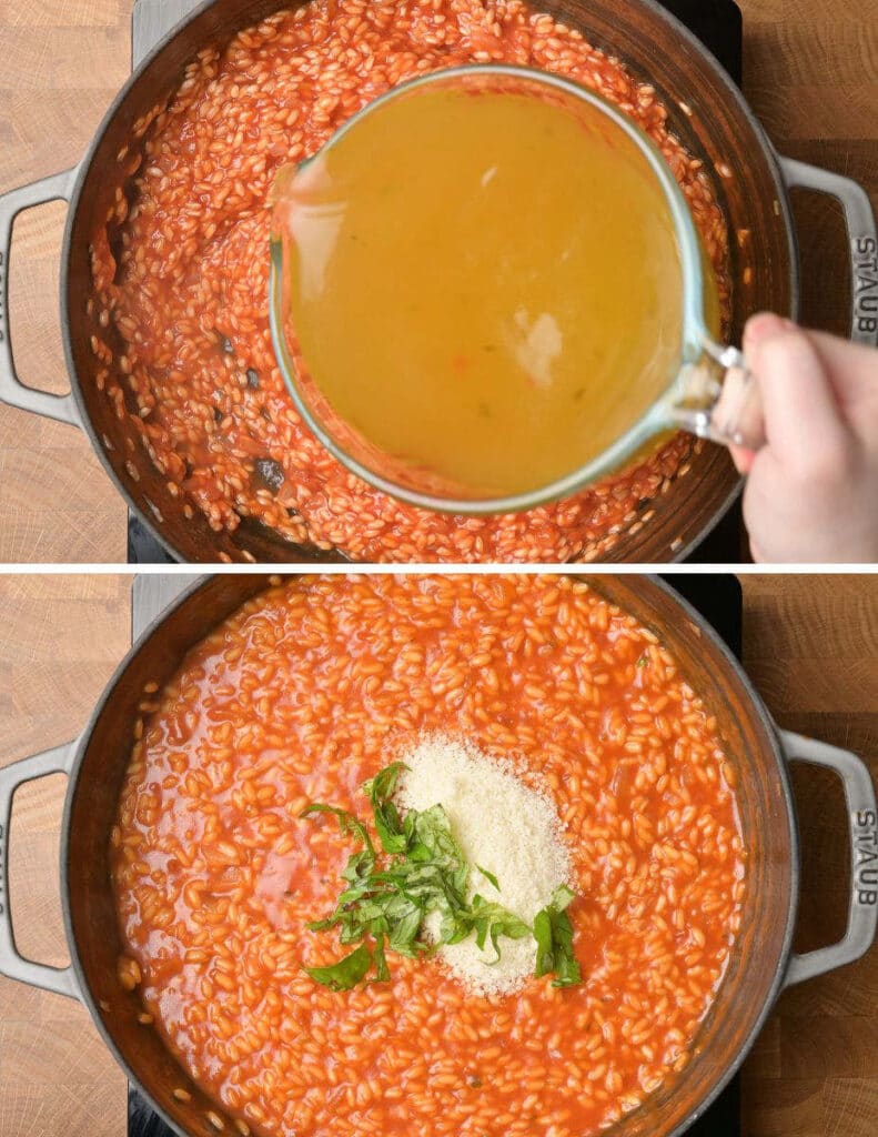 Tomato Cheese Risotto Tomato Risotto - Vegan Cocotte
