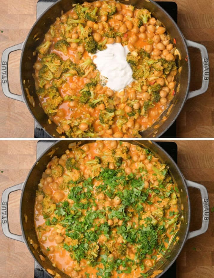 Broccoli Chickpea Curry - Vegan Cocotte