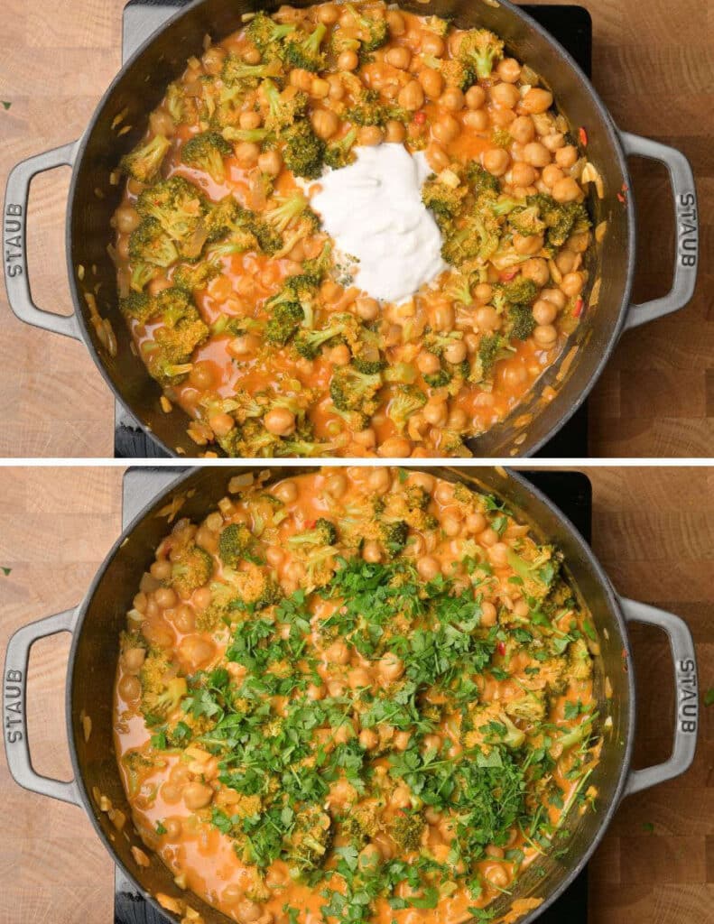 Broccoli Chickpea Curry - Vegan Cocotte