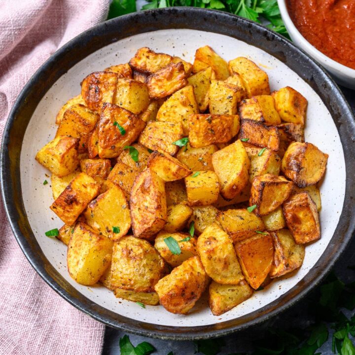 vegan side dish made with potatoes