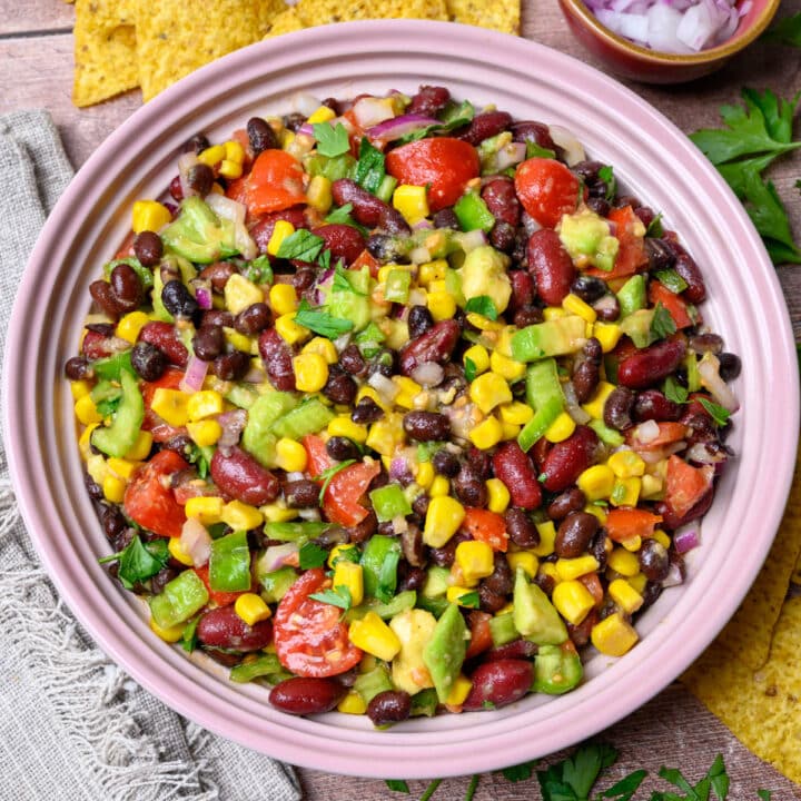 bean salad with sweetcorn