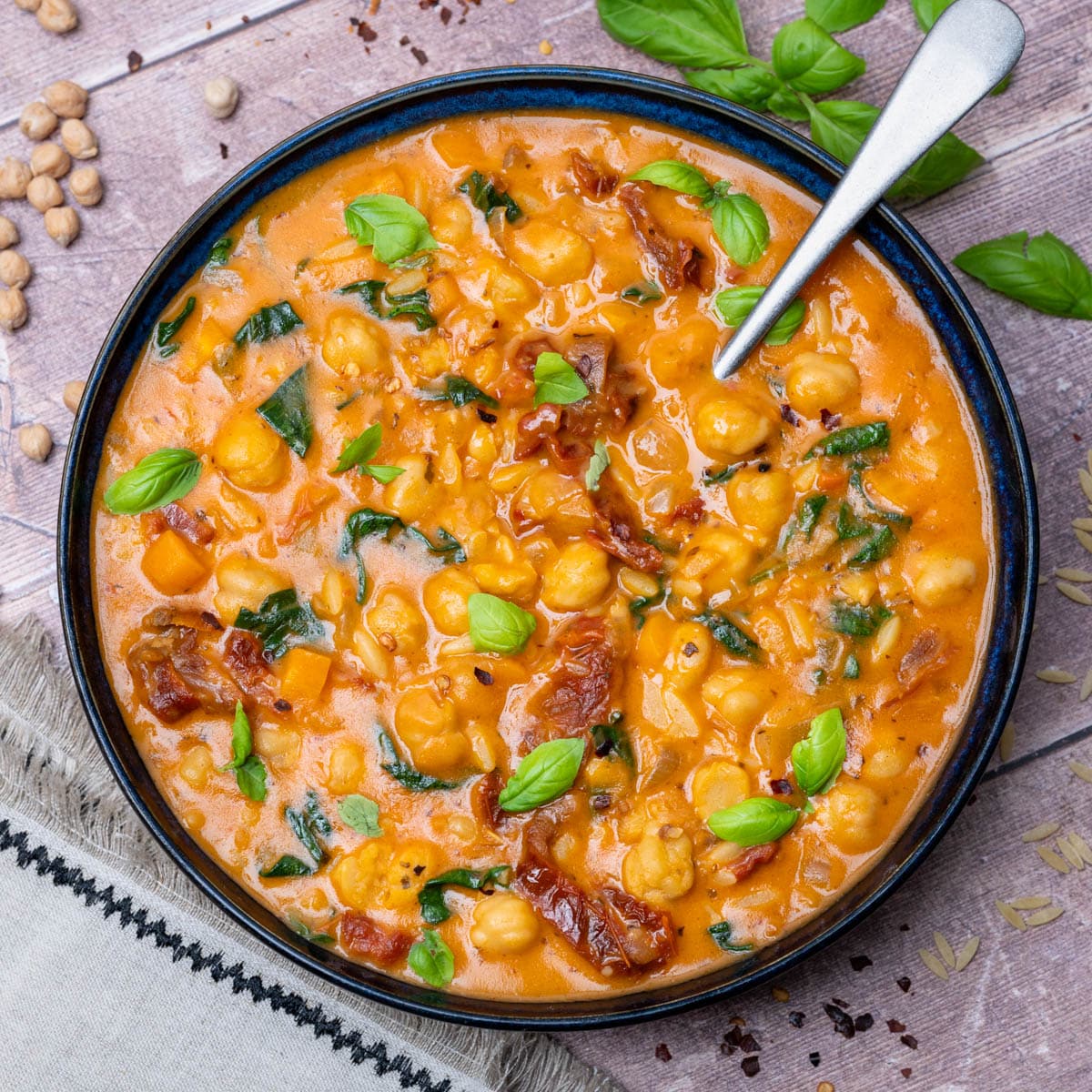 American dish with spinach